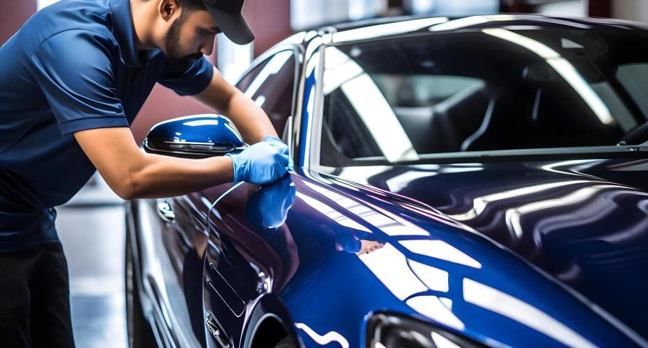 How to repair dent in car?