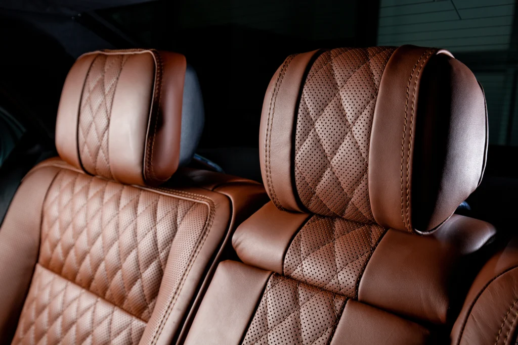 2. Synthetic Leather PUVinyl Seat Covers