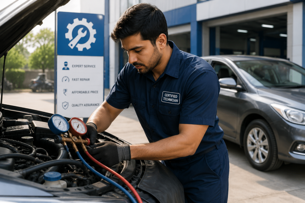 Car AC Mechanic Near Me for a Certified Technician