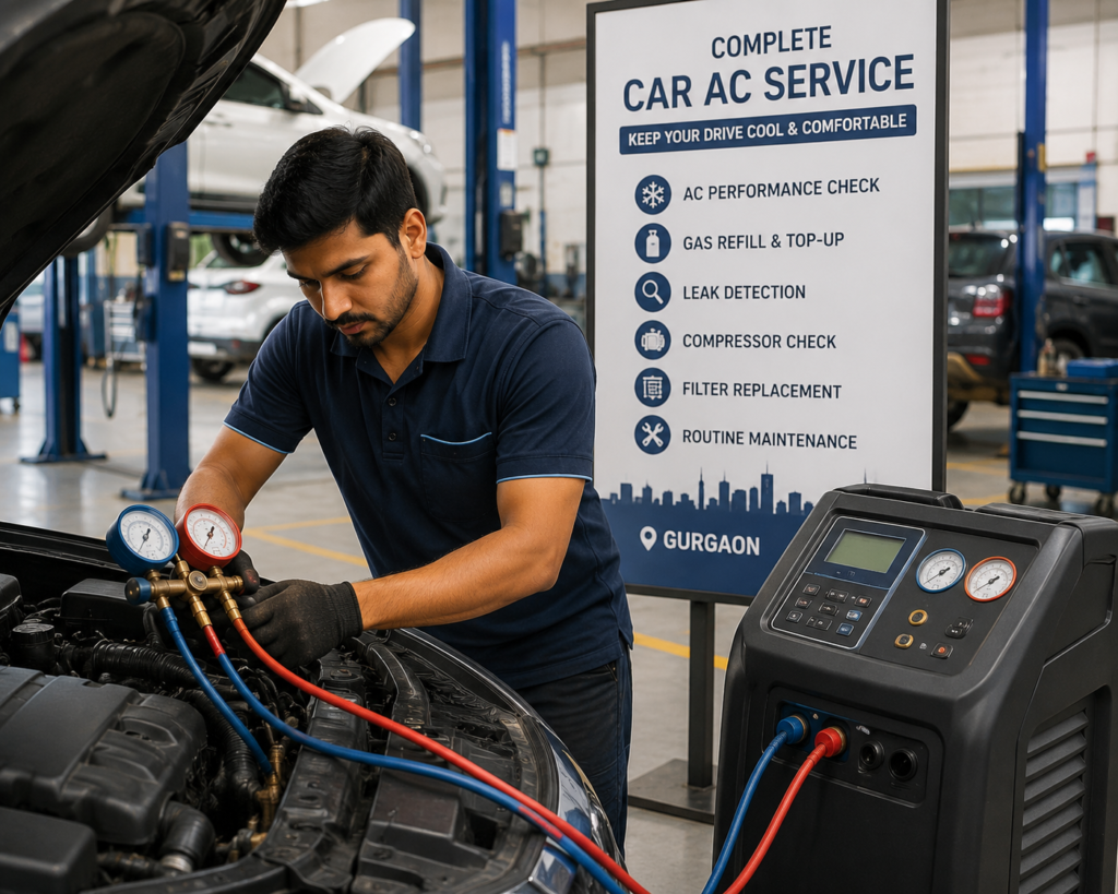 Car AC Service in Gurgaon for Routine Maintenance​