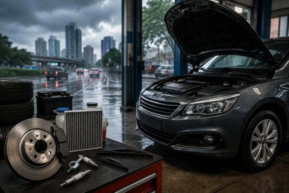 Monsoon Car Service Checklist for Gurgaon Drivers